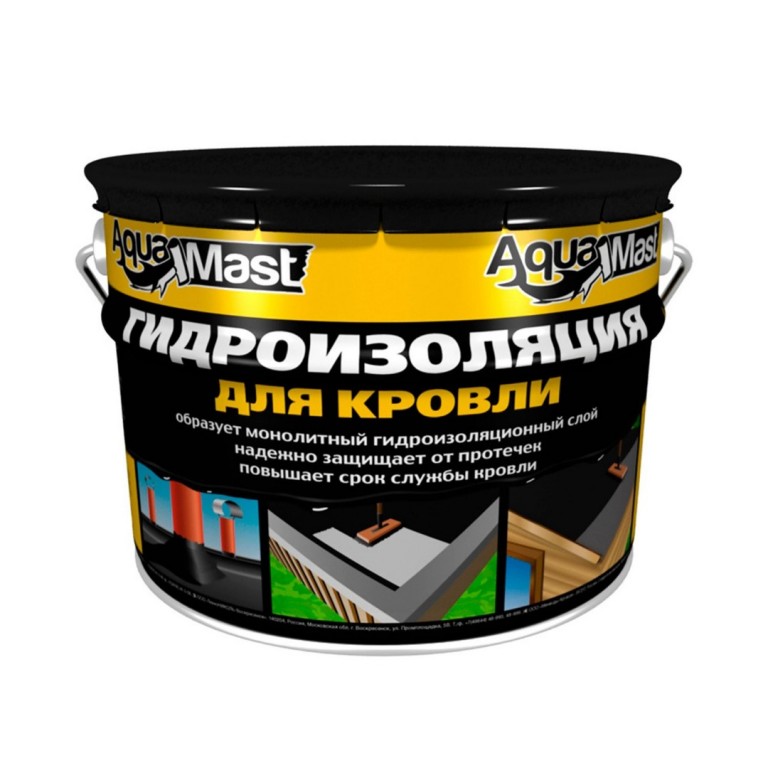 Мастика резинобитумная AquaMast для кровли готовая